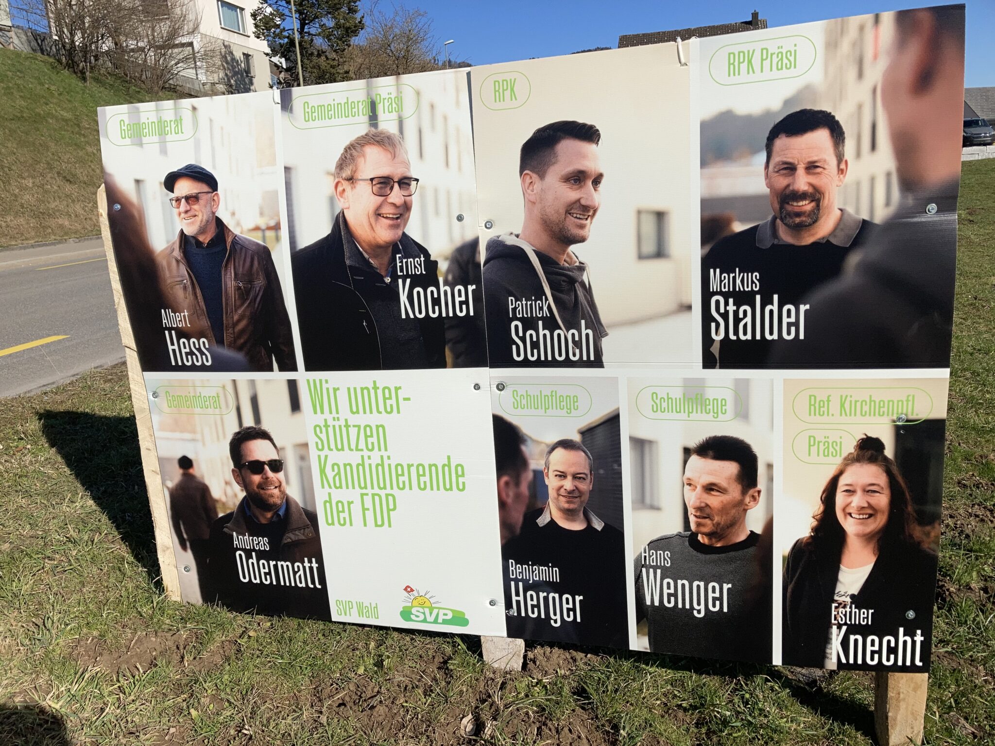 SVP Wald Gemeindewahlen vom 27. März 2022